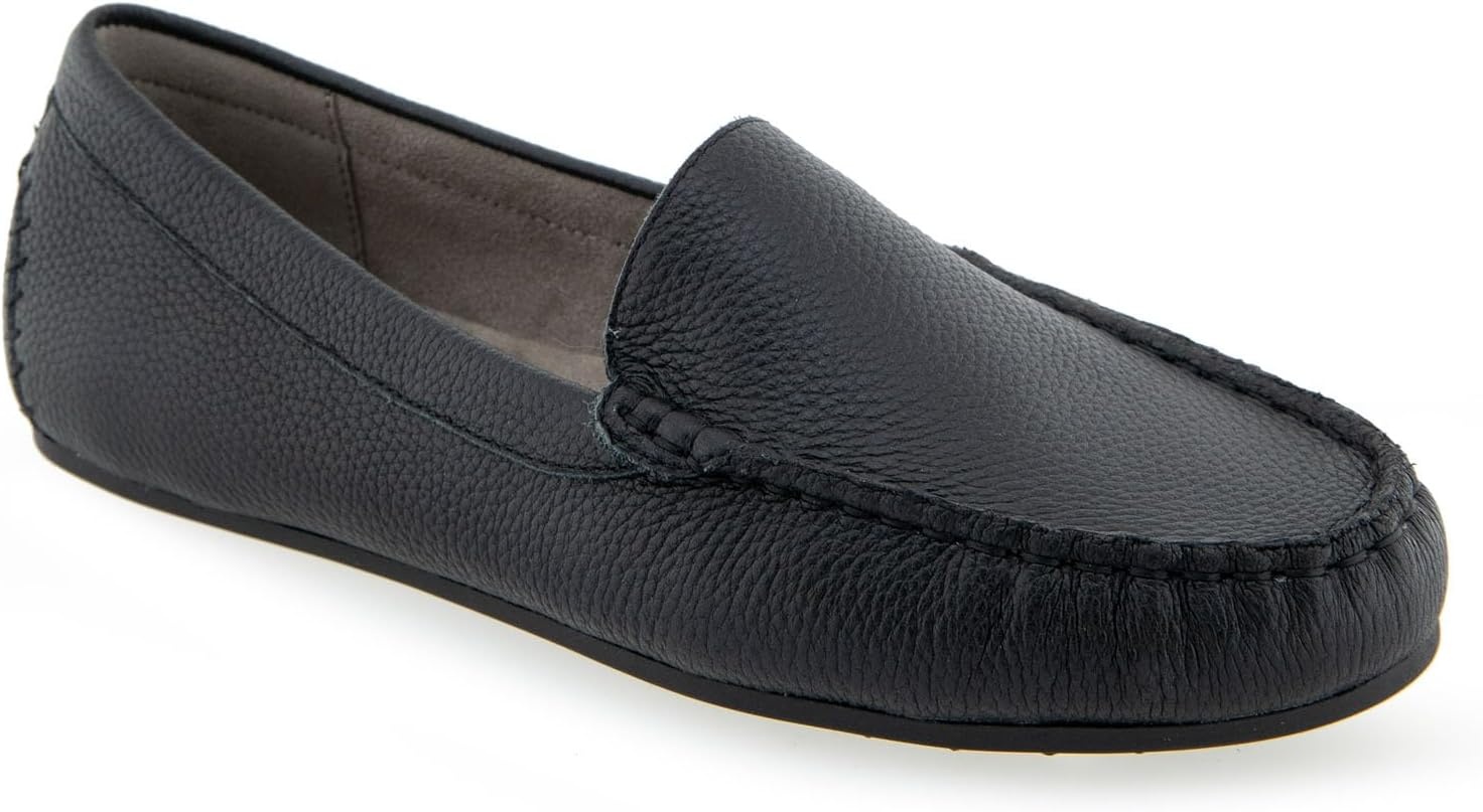 Aerosoles Over Drive(Black Leather)