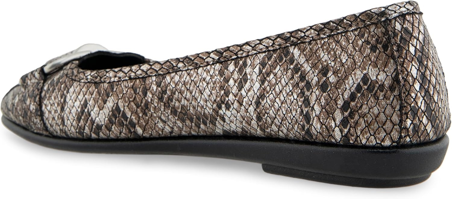 Aerosoles Women’s Bentley(Antique Bronze Faux Leather Snake Pattern)