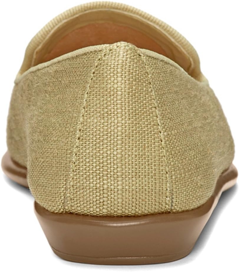 Aerosoles Women’s Betunia Slip-On Loafer with Memory Foam Footbed(Green Fabric)