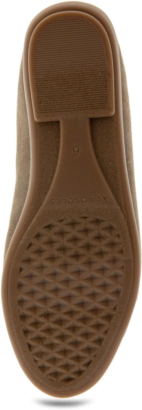 Aerosoles Women’s Big Bet Flats(Trench Coat Faux Suede)