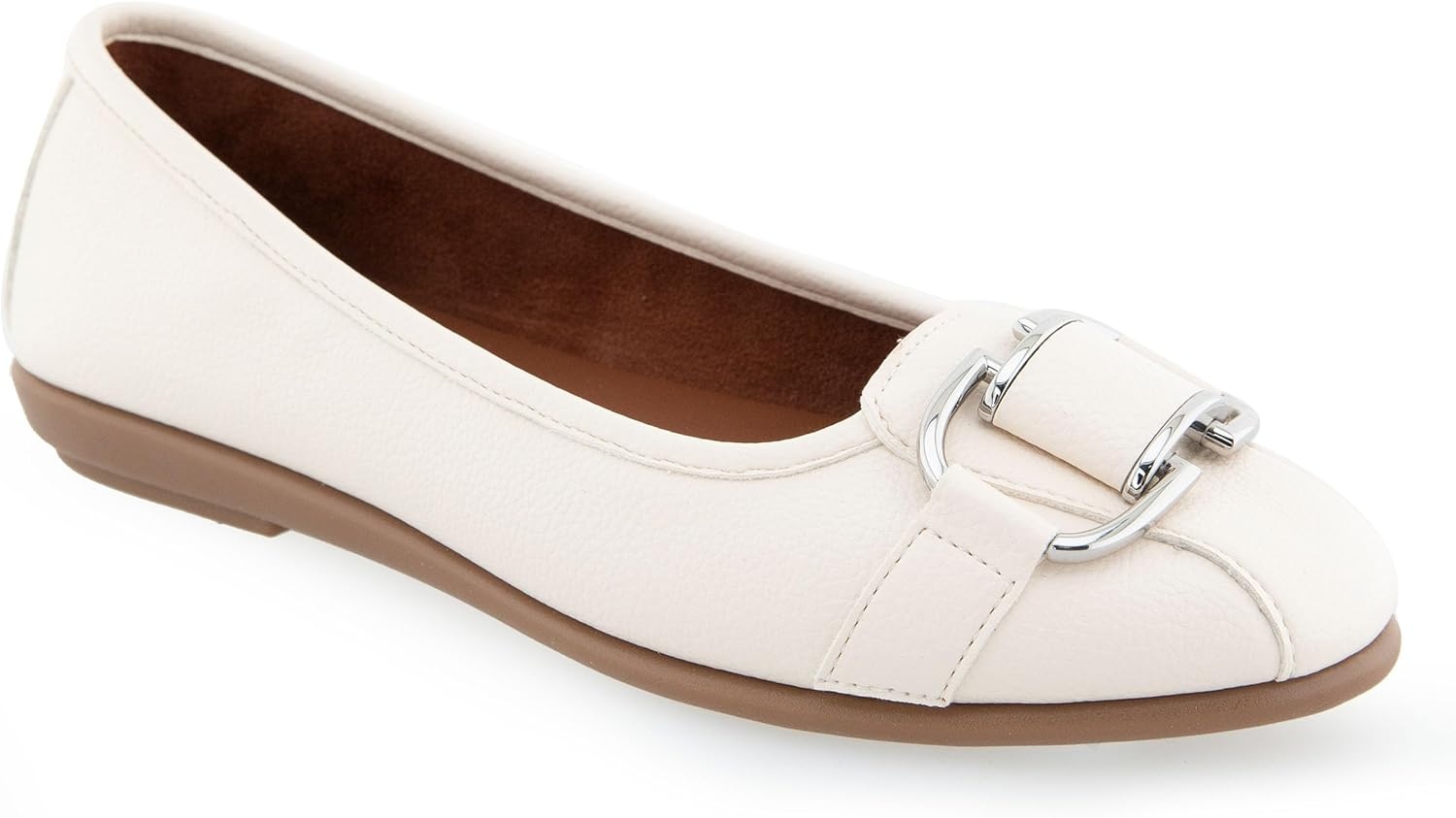 Aerosoles Women’s Bentley(Eggnog Pu Leather)
