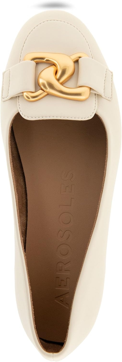 Aerosoles Women’s Bell(Eggnog Faux Leather)
