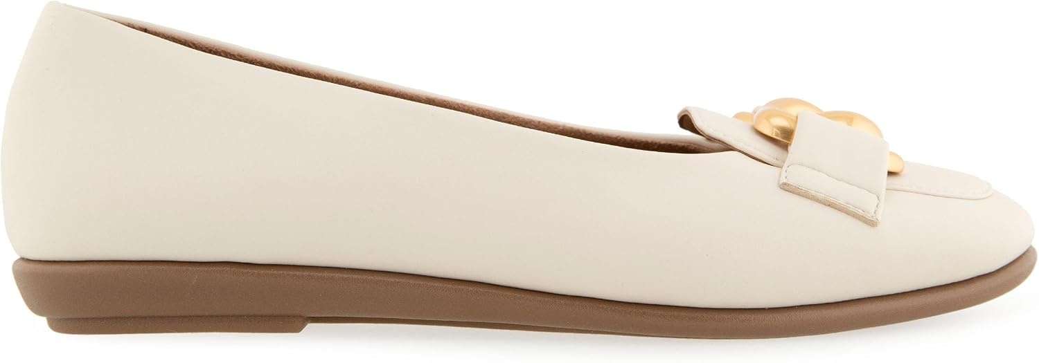 Aerosoles Women’s Bell(Eggnog Faux Leather)