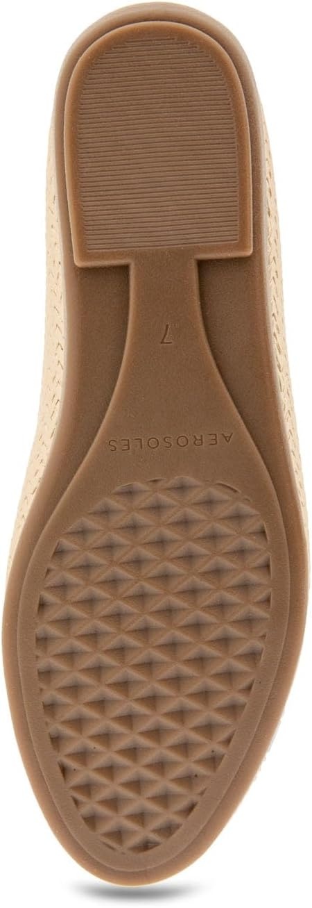 Aerosoles Women’s Betunia Slip-On Loafer with Memory Foam Footbed(Soft Gold Pu)