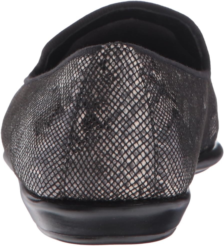 Aerosoles Women’s Betunia Slip-On Loafer with Memory Foam Footbed(Black Snake)