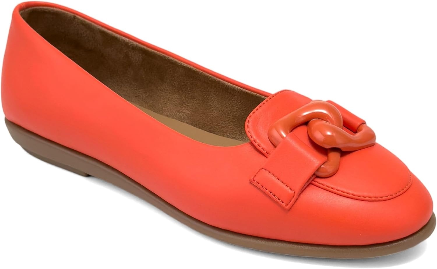 Aerosoles Women’s Bell(Orange Soft Faux Leather)