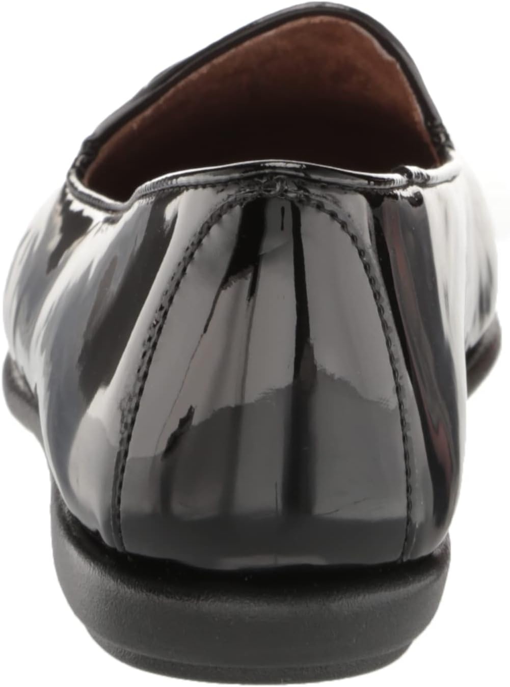 Aerosoles Women’s Betunia Slip-On Loafer with Memory Foam Footbed(Black Patent)