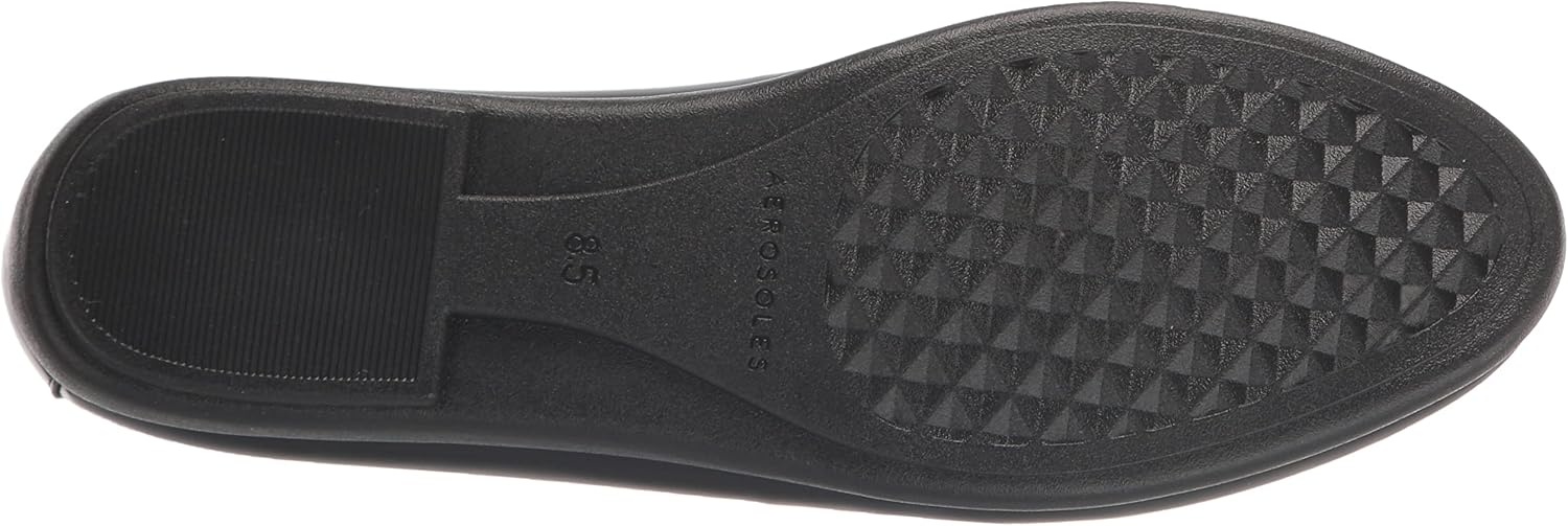 Aerosoles Women’s Betunia Slip-On Loafer with Memory Foam Footbed(Black Patent)