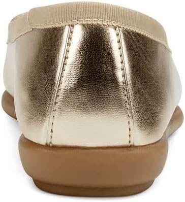Aerosoles Women’s Homebet Flats(Soft Gold Pu)
