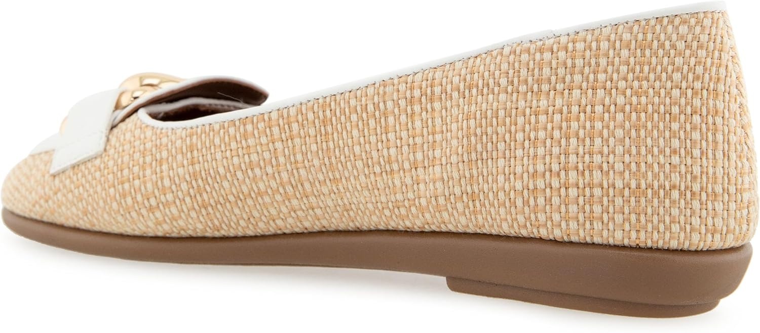 Aerosoles Women’s Bell(Natural/White Raffia)