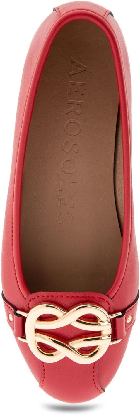 Aerosoles Women’s Big Bet Flats(Red)
