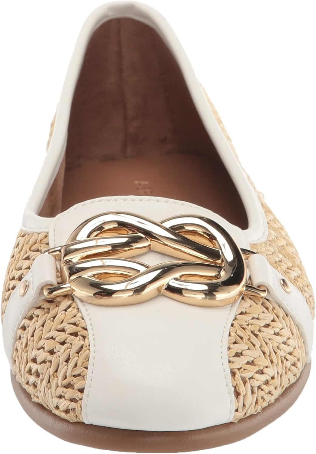 Aerosoles Women’s Big Bet Flats(Natural Combo Raffia)