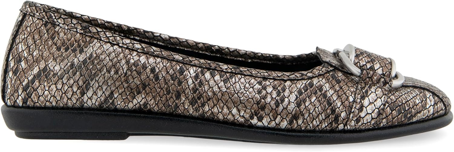 Aerosoles Women’s Bentley(Antique Bronze Snake Print Faux Leather)