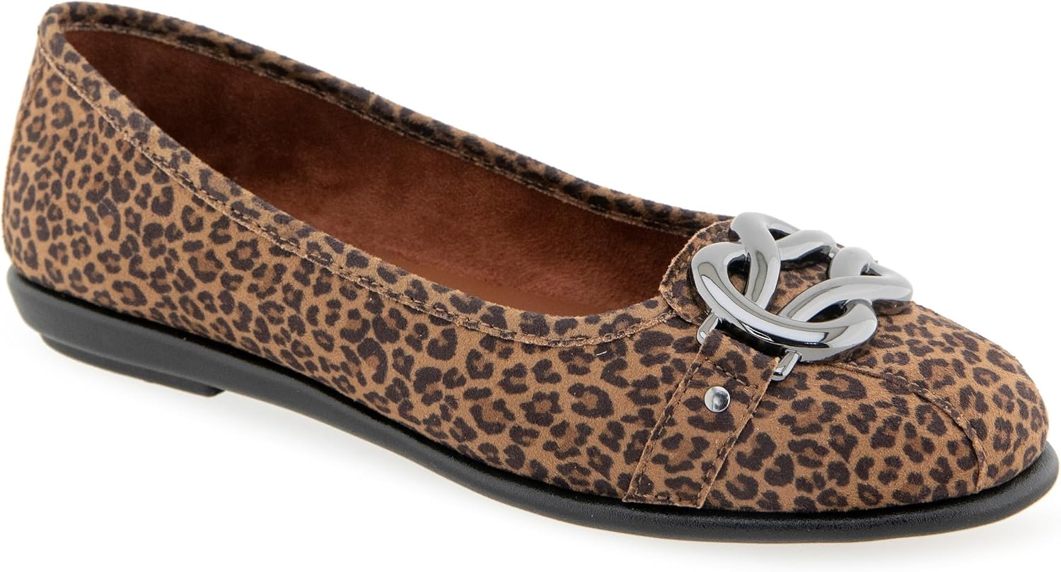 Aerosoles Women’s Big Bet Flats(Tan Multi)