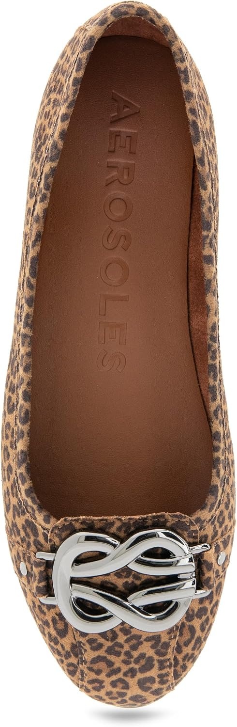 Aerosoles Women’s Big Bet Flats(Tan Multi)