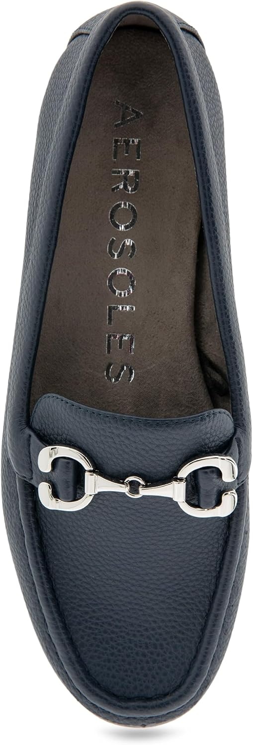 Aerosoles Women’s Dallas(Navy Pebbled Faux Leather)
