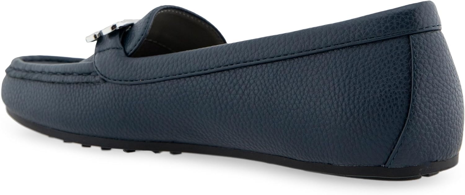 Aerosoles Women’s Dallas(Navy Pebbled Faux Leather)