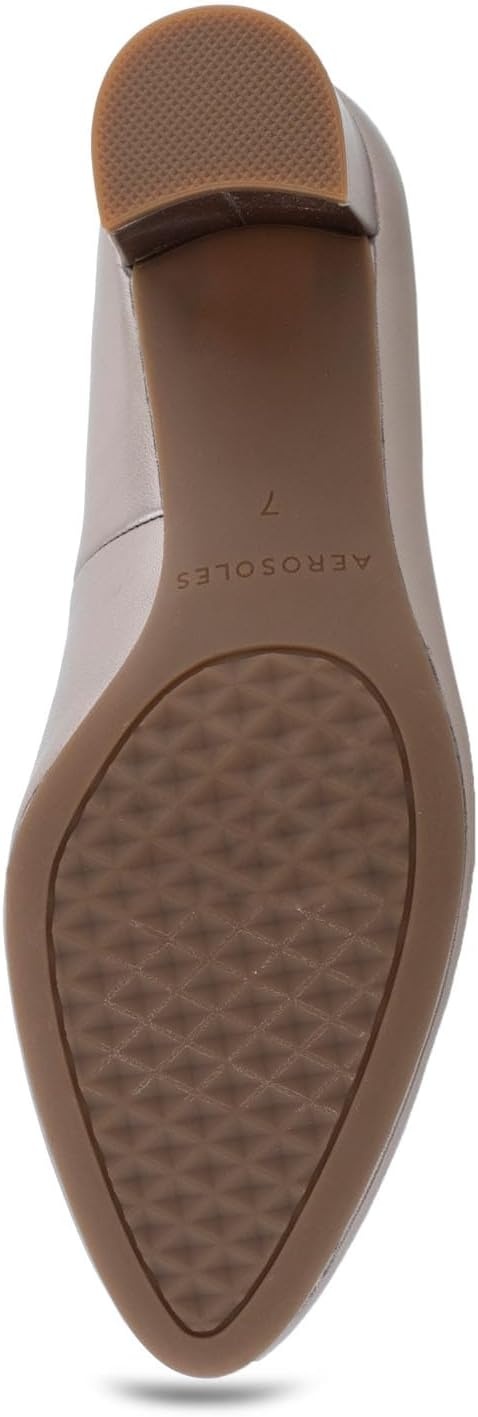Aerosoles Women’s Betsy Pumps(Champagne Leather)