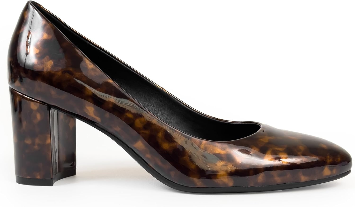 Aerosoles Women’s Betsy Pumps(Tortoise Patent Faux Leather)