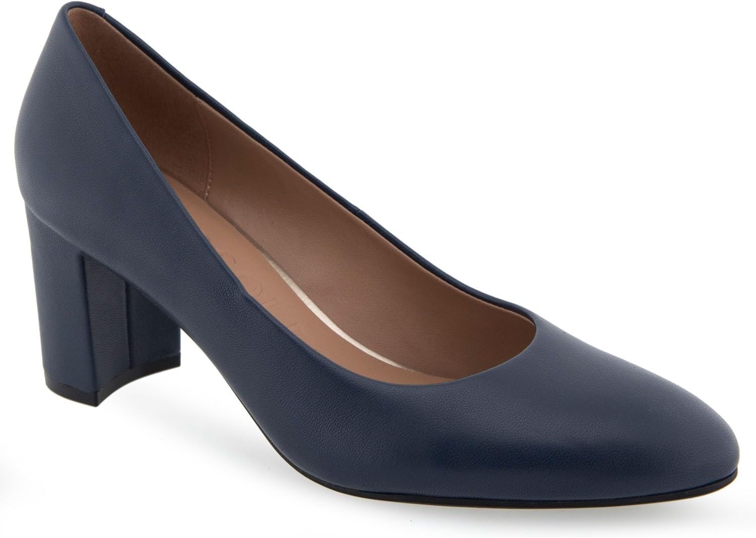 Aerosoles Women’s Betsy Pumps(Navy Leather)