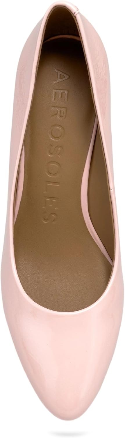 Aerosoles Women’s Betsy Pumps(Pale Pink)