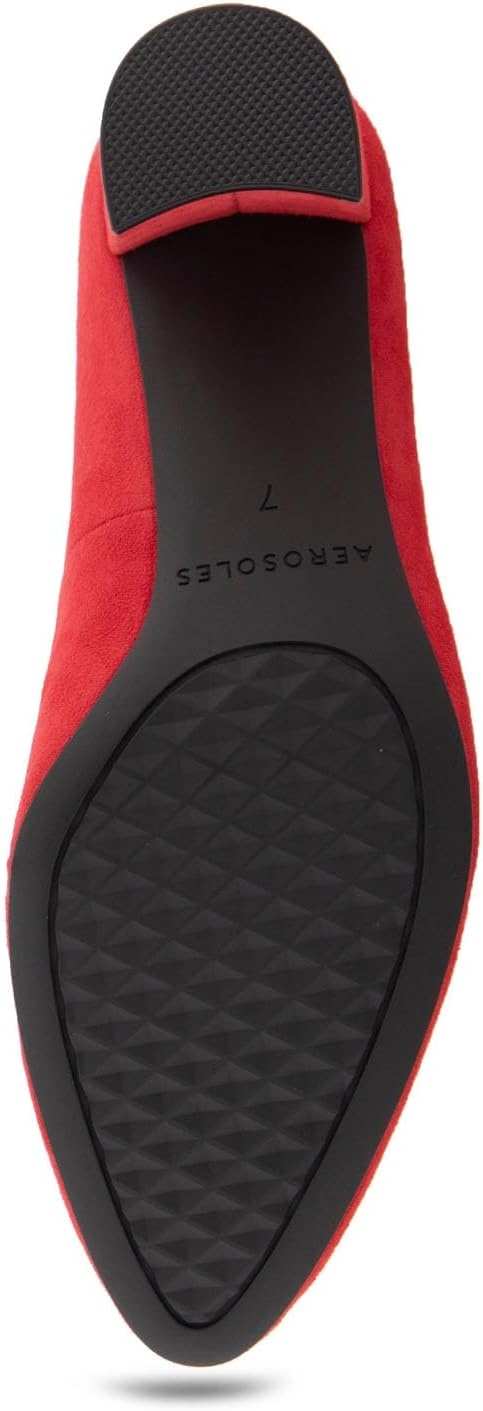 Aerosoles Women’s Betsy Pumps(Red Suede)