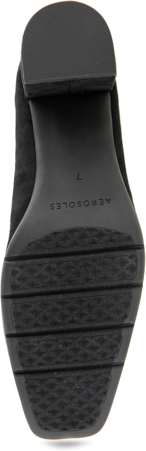 Aerosoles Women’s Midnight(Black Stretch Faux Suede)