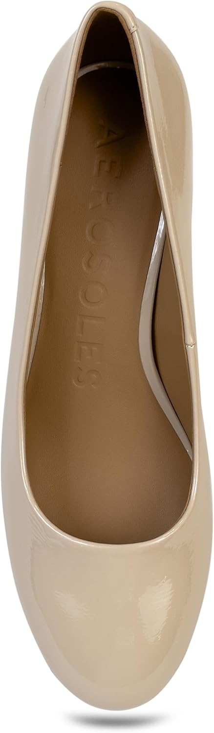 Aerosoles Ebel(Stone Crinkle Patent Faux Leather)