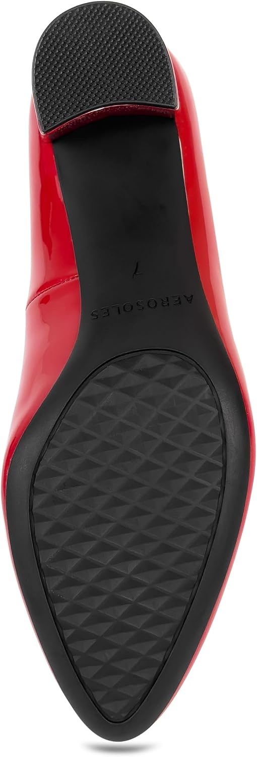Aerosoles Women’s Betsy Pumps(Racing Red Patent)