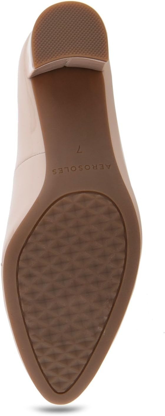 Aerosoles Women’s Betsy Pumps(Natural Patent Pu)