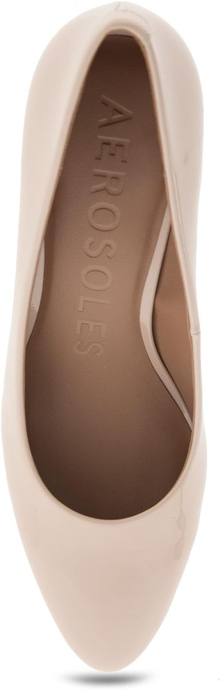 Aerosoles Women’s Betsy Pumps(Natural Patent Pu)
