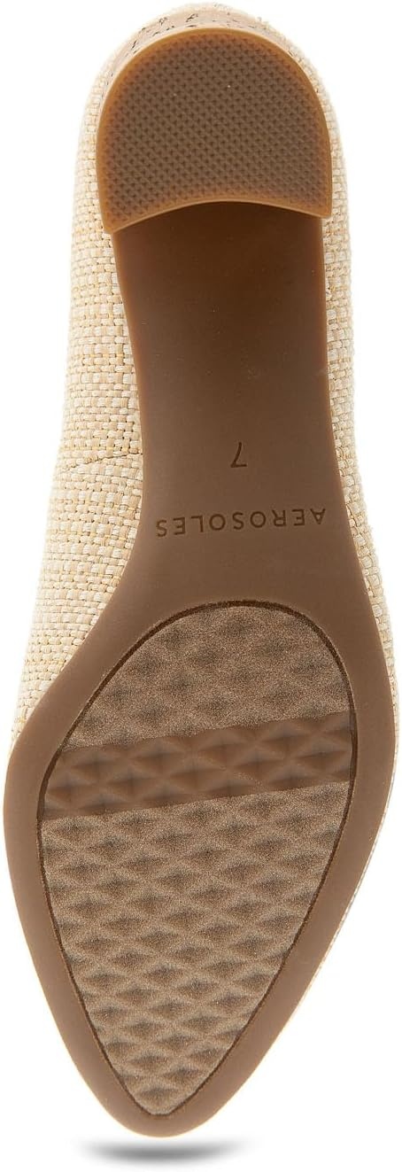 Aerosoles Women’s Betsy Pumps(Natural Raffia)