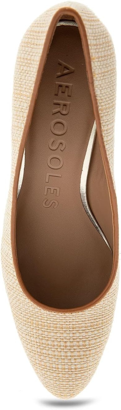 Aerosoles Women’s Betsy Pumps(Natural Raffia)