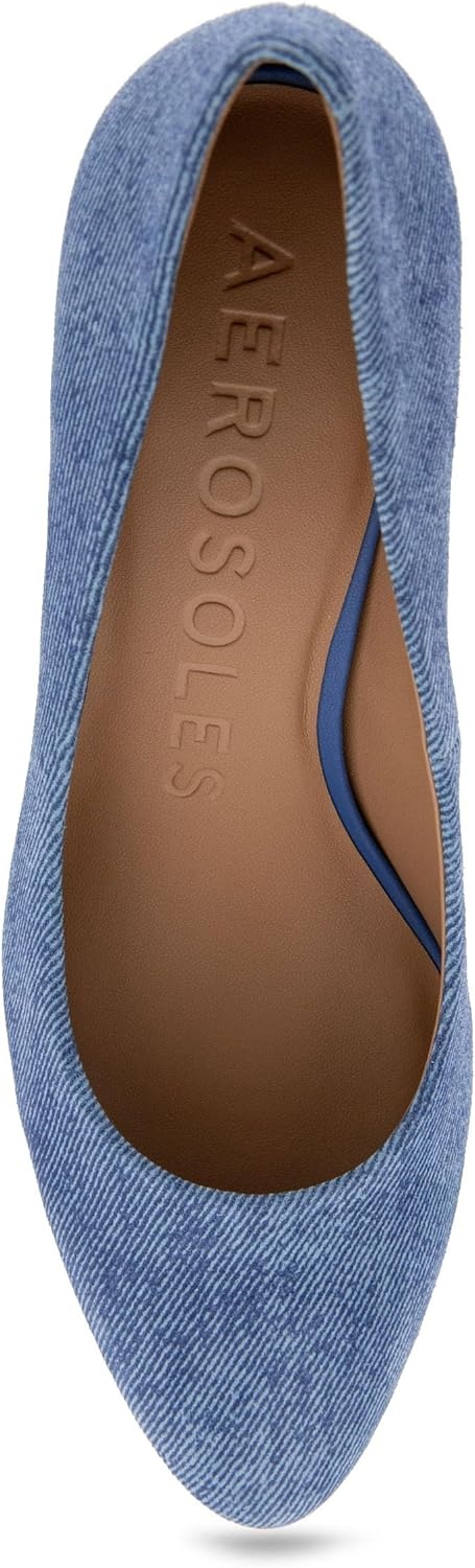 Aerosoles Ebel(Blue Jean Denim Suede)