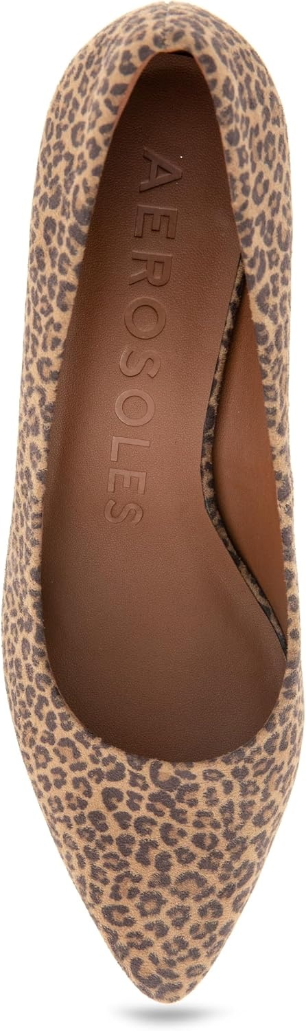 Aerosoles Women’s Elil(Leopard Faux Suede)