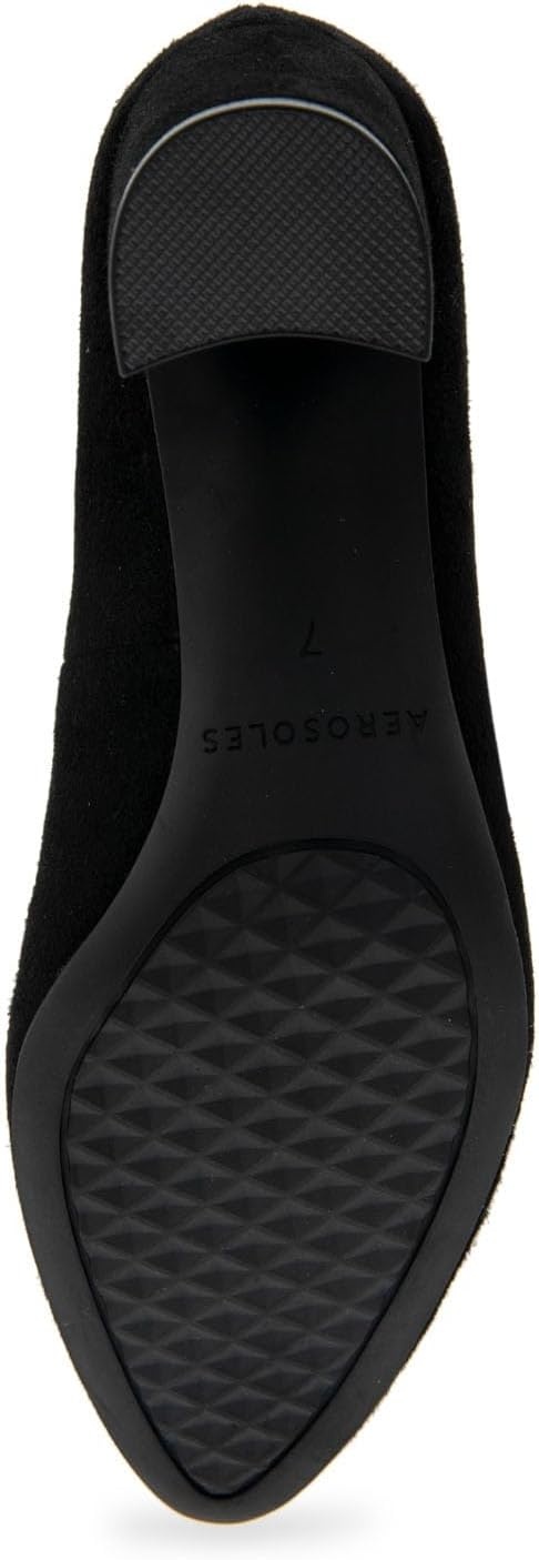 Aerosoles Women’s Betsy Pumps(Black Suede)