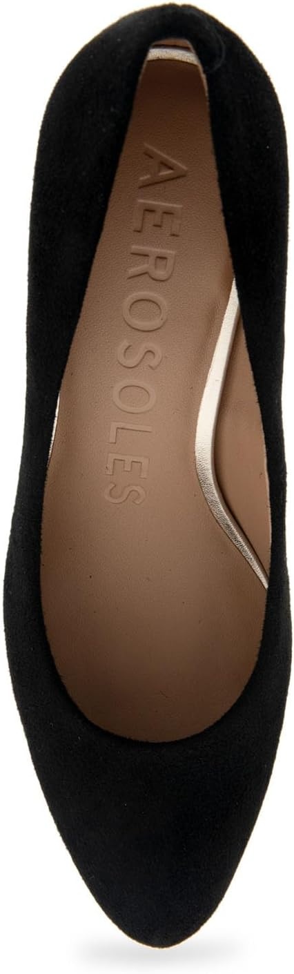 Aerosoles Women’s Betsy Pumps(Black Suede)