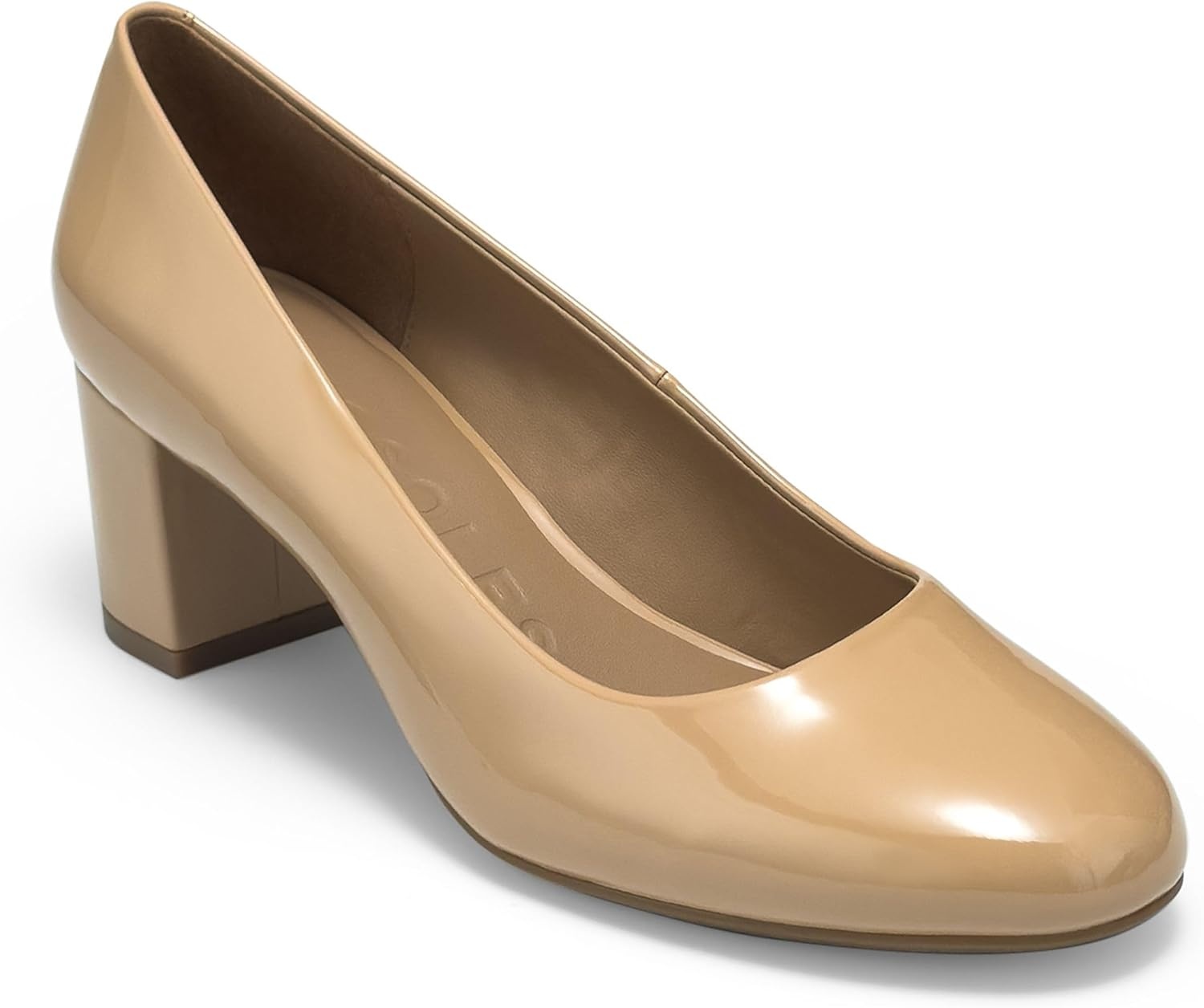 Aerosoles Ebel(Beige Bisque Patent Faux Leather)