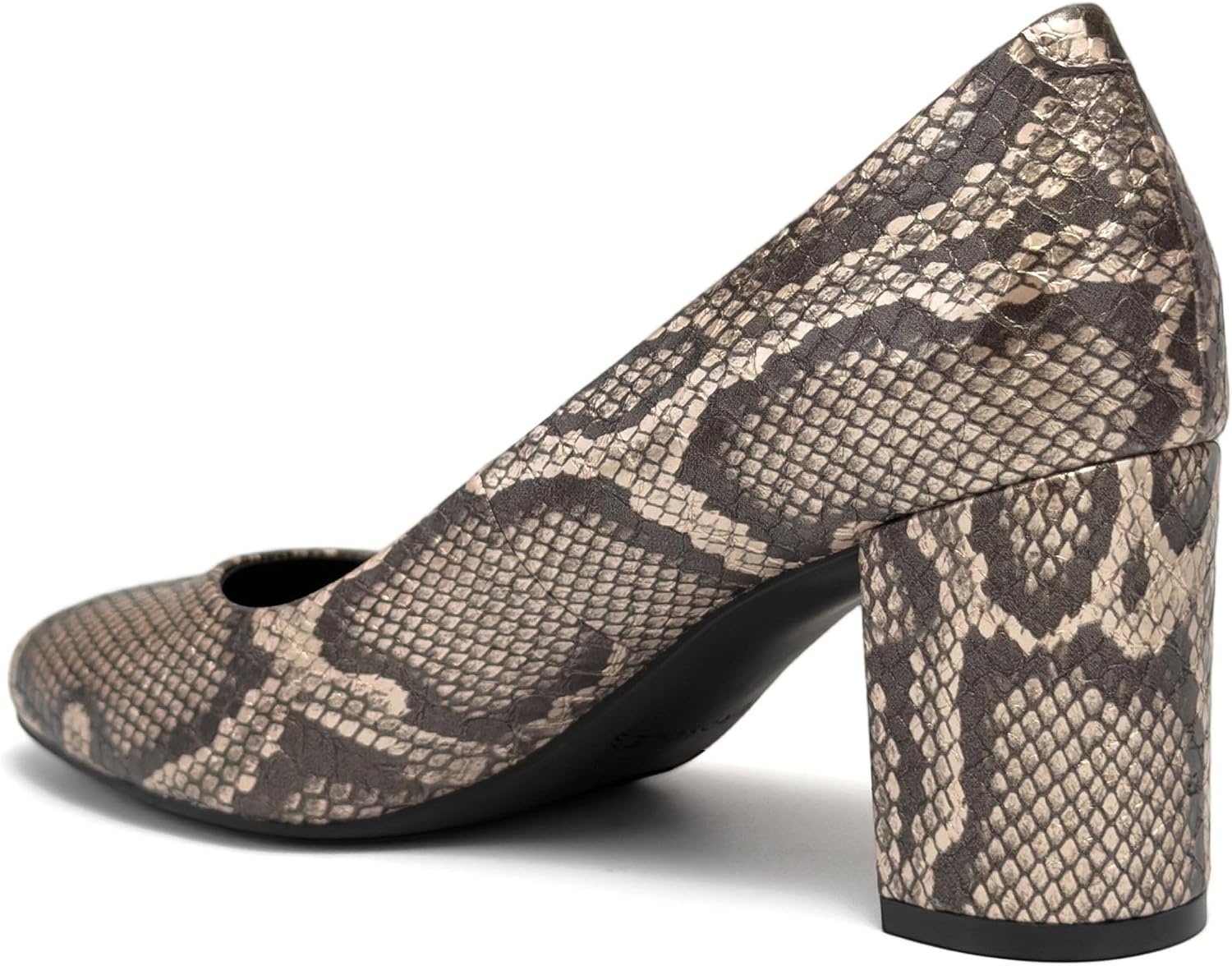 Aerosoles Women’s Betsy Pumps(Champagne Snake Print)