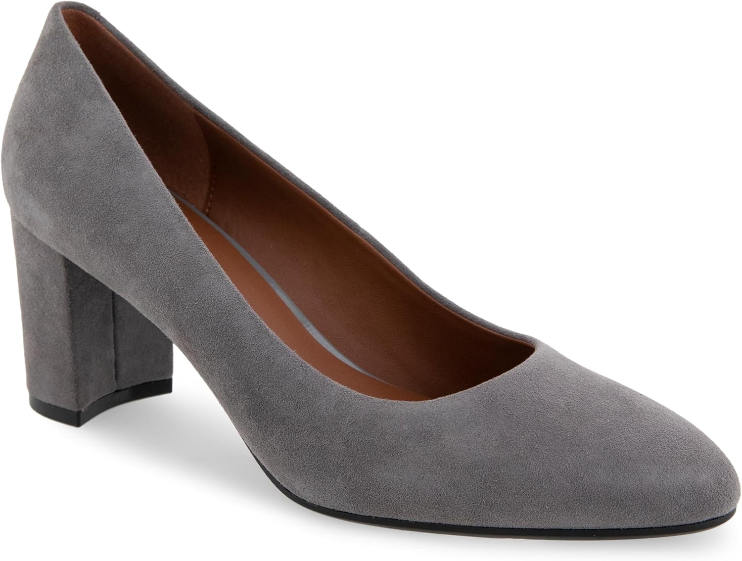 Aerosoles Women’s Betsy Pumps(Thunder Grey Suede)