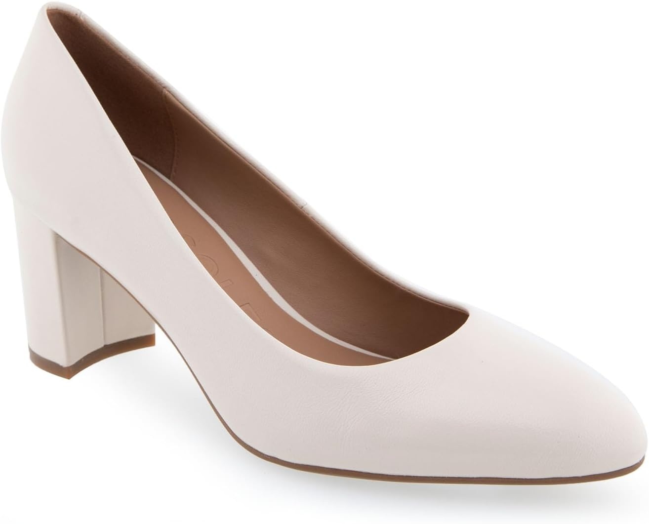 Aerosoles Women’s Betsy Pumps(Eggnog Leather)