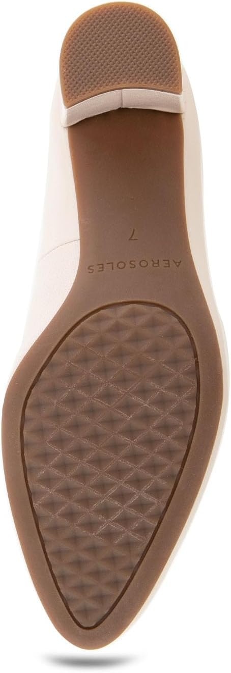 Aerosoles Women’s Betsy Pumps(Eggnog Leather)