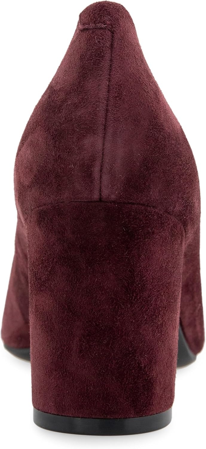 Aerosoles Women’s Betsy Pumps(Deep Aubergine Suede)