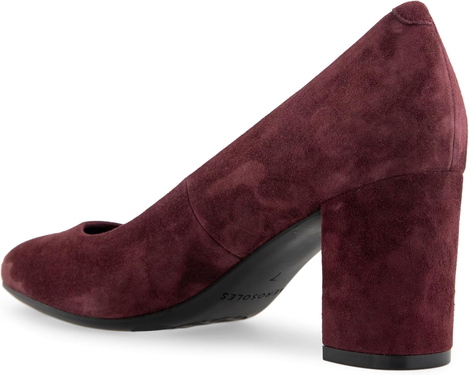 Aerosoles Women’s Betsy Pumps(Deep Aubergine Suede)