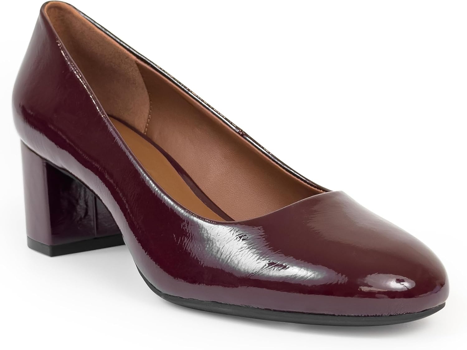 Aerosoles Ebel(Merlot Crinkle Patent Faux Leather)