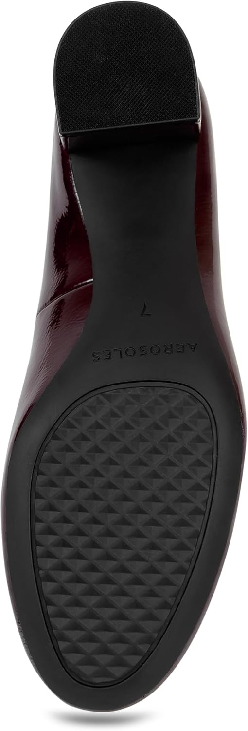 Aerosoles Ebel(Merlot Crinkle Patent Faux Leather)