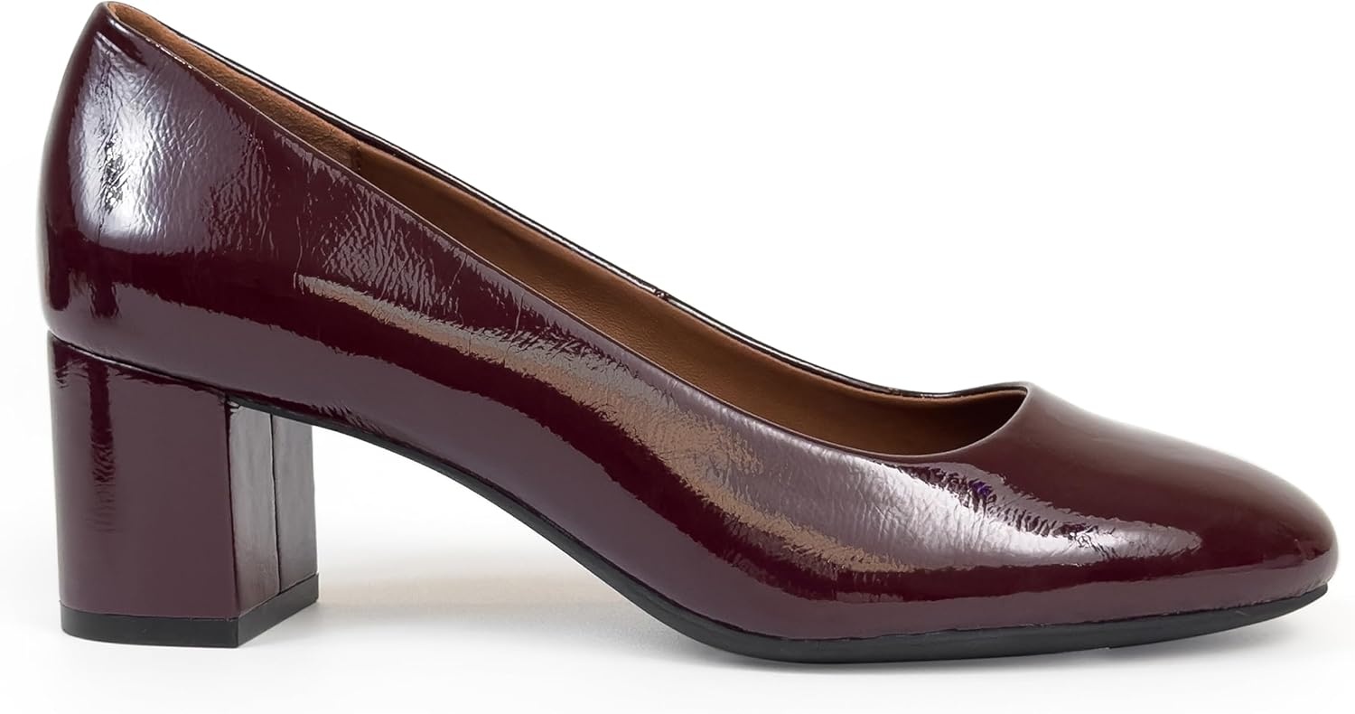 Aerosoles Ebel(Merlot Crinkle Patent Faux Leather)