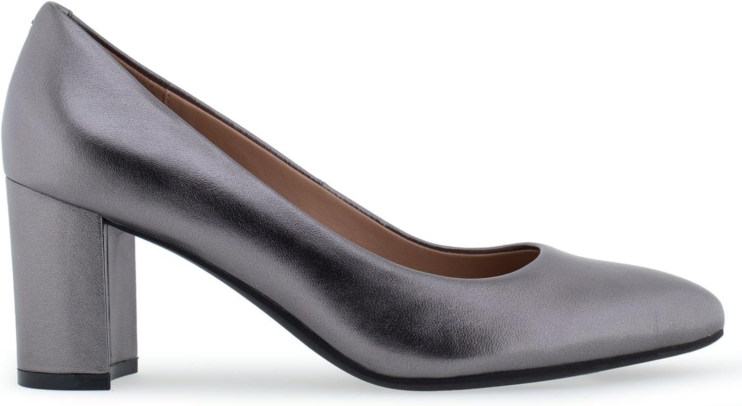 Aerosoles Women’s Betsy Pumps(Gunmetal Metallic Leather)