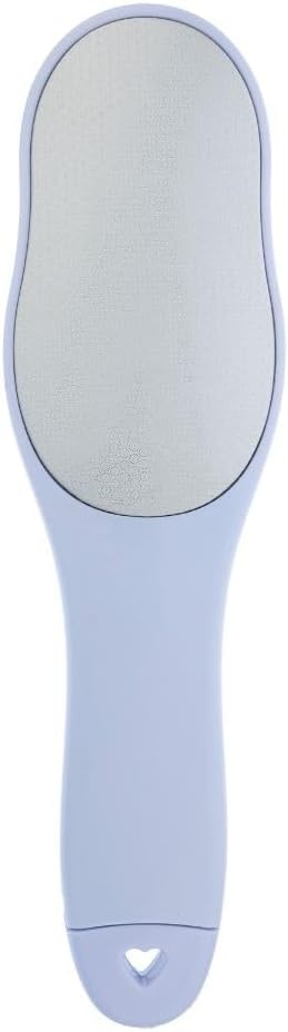 Aerosoles Double-Sided Foot File with Foot Scraper – Stainless Steel Pedicure Tool for Soft, Smooth Feet