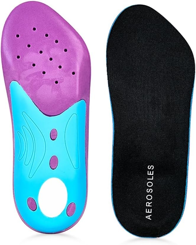 Aerosoles Gel Orthotic Insoles for Women – Replacement Insoles for Women, Sizes 5-11